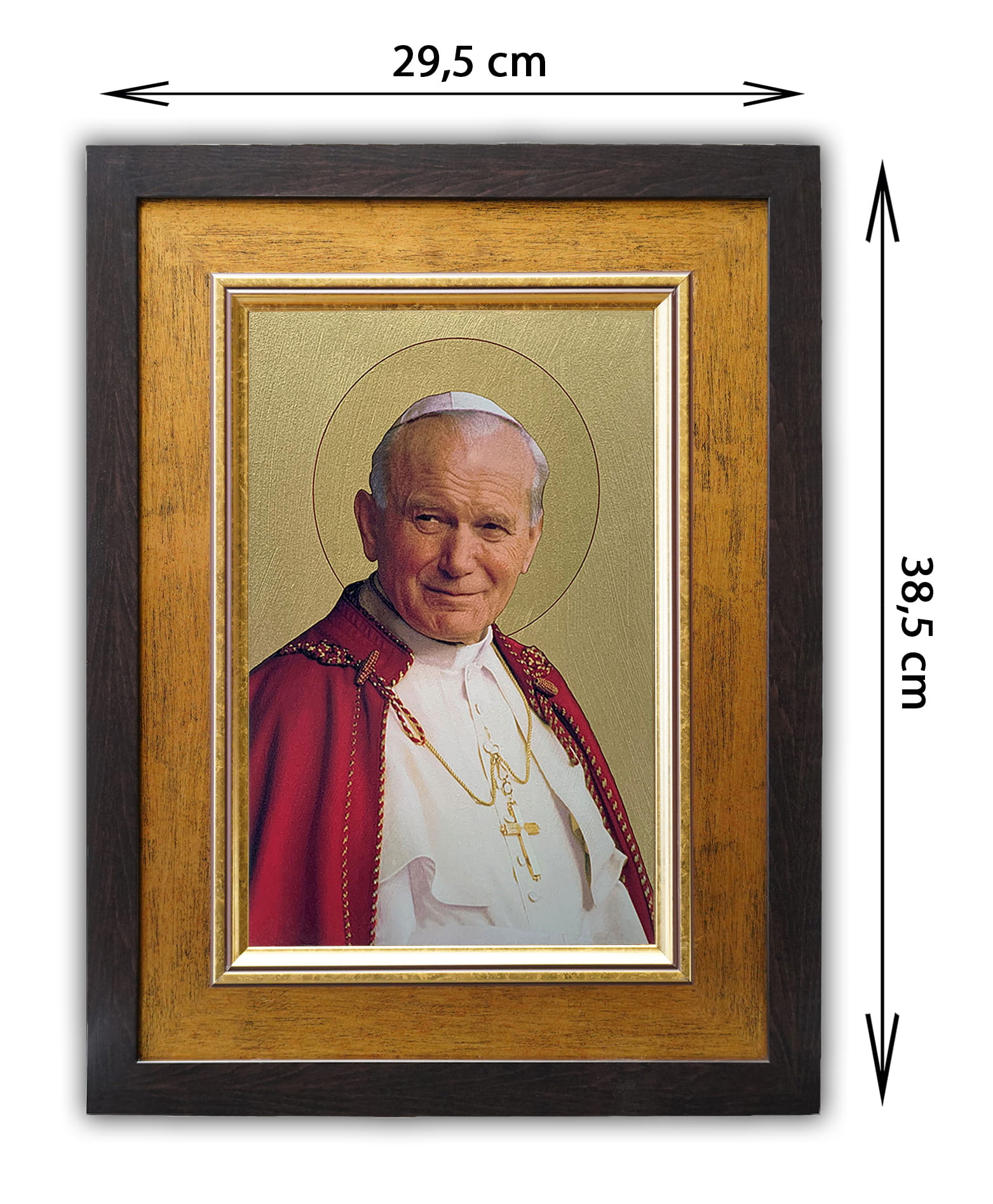 Strzałki ramy foliowane pozłacane JP II.jpg